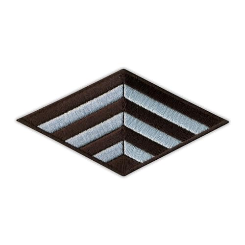 Loch oder Pyramide? Optische Täuschung, Op-Art-Serie, wärmeaktivierter Klebstoff, Rückseite zum Aufbügeln, besticktes Abzeichen/Patch von PATCHSIG