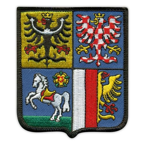 Mährisch-schlesische Region – Wappen – zum Aufnähen/Aufnähen – besticktes Abzeichen/Patch Mährisch-schlesische Region – Wappen – zum Aufnähen/Aufnähen – besticktes Abzeichen/Patch von PATCHSIG
