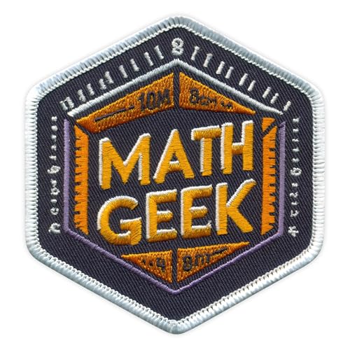 Math Geek – sechseckige Form – zum Aufnähen / Aufnähen – besticktes Abzeichen/Patch Math Geek – sechseckige Form – zum Aufnähen / Aufnähen – besticktes Abzeichen/Patch von PATCHSIG