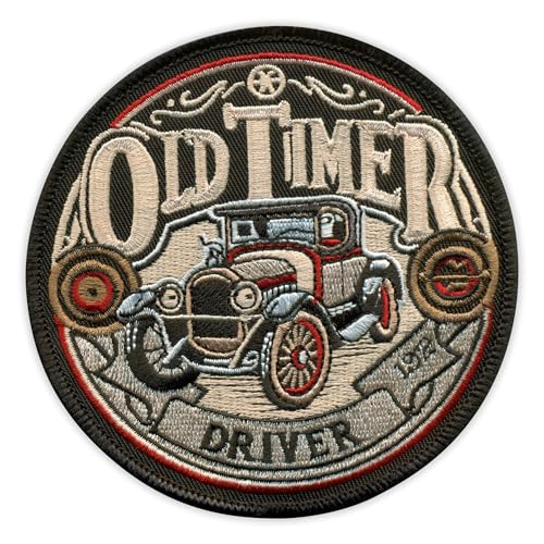 Old Timer Driver 1910s – zum Aufnähen/Aufnähen – bestickter Abzeichen/Patch Old Timer Driver 1910s – zum Aufnähen/Aufnähen – bestickter Abzeichen/Patch von PATCHSIG