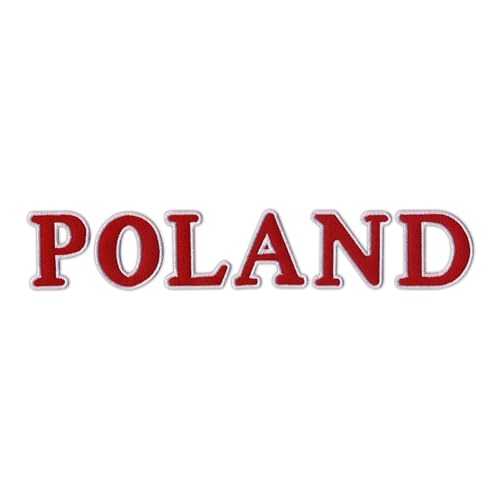 Polen – Inschrift – zum Aufnähen/Aufnähen – bestickter Abzeichen/Aufnäher Polen – Inschrift – zum Aufnähen/Aufnähen – bestickter Abzeichen/Aufnäher von PATCHSIG