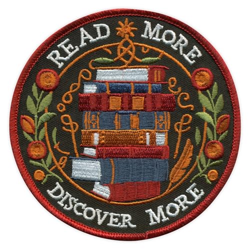Read More - Discover More - Bookworm - Sewable/Sew-on - Embroidered Badge/Patch Read More - Discover More - Bookworm - Sewable/Sew-on - Embroidered Badge/Patch von PATCHSIG