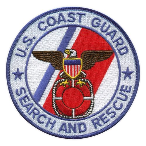 Search and Rescue SAR US Coast Guard - Sewable/Sew-on - Embroidered Badge/Patch Search and Rescue SAR US Coast Guard - Sewable/Sew-on - Embroidered Badge/Patch von PATCHSIG