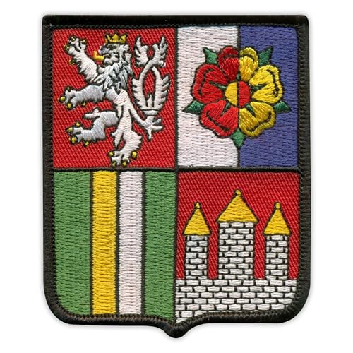 Südböhmische Region – Wappen – zum Aufnähen/Aufnähen – besticktes Abzeichen/Patch Südböhmische Region – Wappen – zum Aufnähen/Aufnähen – besticktes Abzeichen/Patch von PATCHSIG