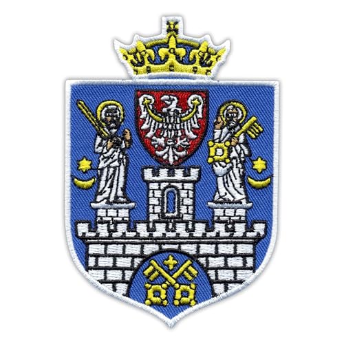 The ehemaliges Wappen der Stadt Posen – zum Aufnähen/Aufnähen – besticktes Abzeichen/Patch von PATCHSIG