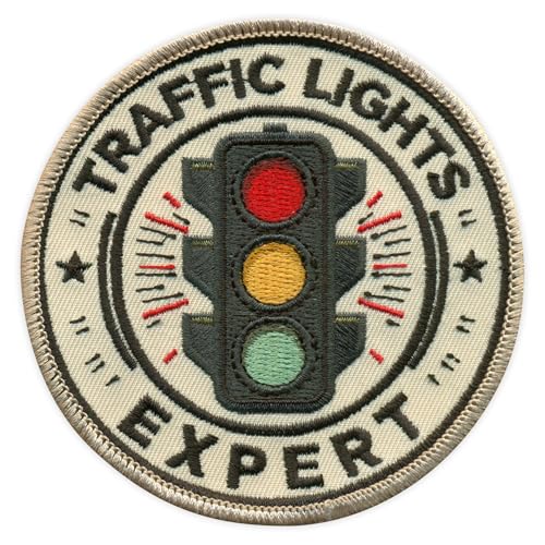 Traffic Lights Expert – Aufnäher zum Aufnähen / Aufnähen – besticktes Abzeichen/Patch Traffic Lights Expert – Aufnäher zum Aufnähen / Aufnähen – besticktes Abzeichen/Patch von PATCHSIG