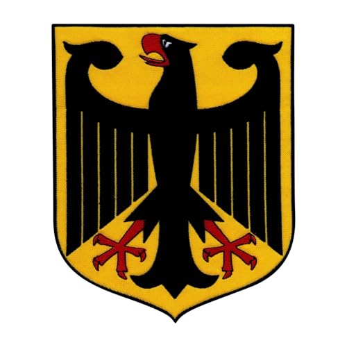Wappen Deutschlands – Big 20,1 cm – zum Aufnähen/Aufnähen – besticktes Abzeichen/Patch Wappen Deutschlands – Big 20,1 cm – zum Aufnähen/Aufnähen – besticktes Abzeichen/Patch von PATCHSIG