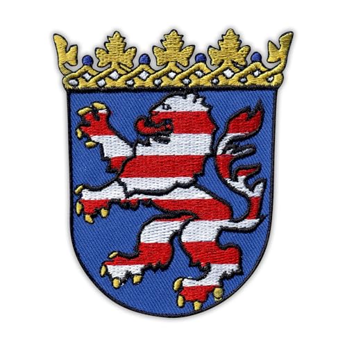 Wappen Sackleinen – wärmeaktivierter Klebstoff/Bügelrückseite – bestickter Abzeichen/Aufnäher von PATCHSIG