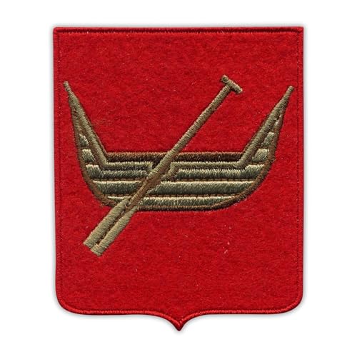 Wappen der Stadt Lodz – Wärmeaktivierter Klebstoff/Bügelrückseite – bestickter Abzeichen/Aufnäher von PATCHSIG