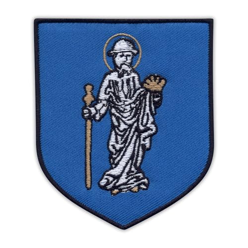 Wappen der Stadt Olsztyn – Wärmeaktivierter Klebstoff/Bügelrückseite – bestickter Abzeichen/Aufnäher von PATCHSIG