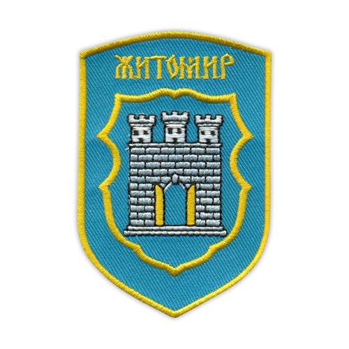 Wappen der Stadt Zhytomyr – zum Aufnähen/Aufnähen – besticktes Abzeichen/Patch von PATCHSIG