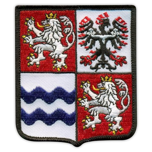 Zentralböhmische Region – Wappen – zum Aufnähen – besticktes Abzeichen/Patch Zentralböhmische Region – Wappen – zum Aufnähen – besticktes Abzeichen/Patch von PATCHSIG