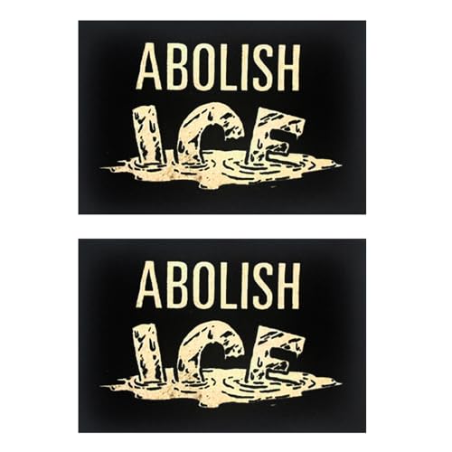 2 Stück Gothic Punk Patch Nähen auf Patches DIY Handwerk Vintage Applikationen Patches für Jacken Jeans Westen Hüte Rucksäcke Hemden Punk Zubehör (2 Stück Abolish) von PATCHUPS