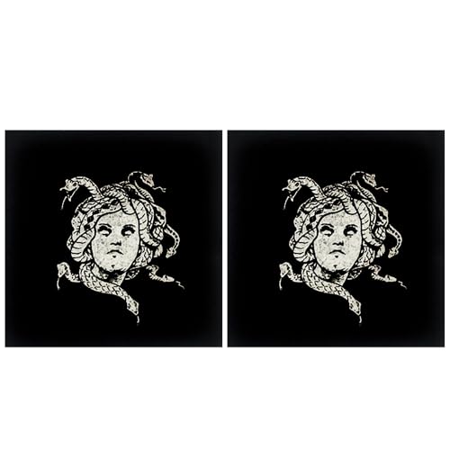 2 Stück Gothic Punk Patch Nähen auf Patches DIY Handwerk Vintage Applikationen Patches für Jacken Jeans Westen Hüte Rucksäcke Hemden Punk Zubehör (2 Stück Schlange) von PATCHUPS