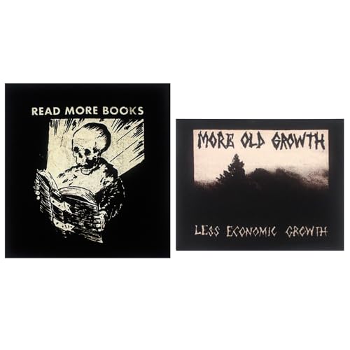 2 Stück Gothic Punk Patch zum Aufnähen DIY Handwerk Vintage Applikationen Patches für Jacken, Jeans, Westen, Hüte, Rucksäcke, Hemden, Punk-Accessoires (lesen Sie mehr Bücher und mehr Altwachstum) 2 Stück Gothic Punk Patch zum Aufnähen DIY Handwerk Vintage Applikationen Patches für Jacken, Jeans, Westen, Hüte, Rucksäcke, Hemden, Punk-Accessoires (lesen Sie mehr Bücher und mehr Altwachstum) von PATCHUPS