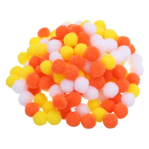 PATIKIL 0,6 Zoll Pompons für Bastelarbeiten, 150 Stück Flauschige Pastell-Pompon-Bälle als Bastelmaterial für kreative DIY-Kunsthandwerk-Dekorationen, Orange, Gelb, Weiß PATIKIL 0,6 Zoll Pompons für Bastelarbeiten, 150 Stück Flauschige Pastell-Pompon-Bälle als Bastelmaterial für kreative DIY-Kunsthandwerk-Dekorationen, Orange, Gelb, Weiß von PATIKIL