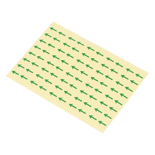 PATIKIL 0.5x0.4" Lang 6Set/480Stk Pfeil Aufkleber PET Kontrollanzeige Klebeband Self Klebeschild Etikett für Industrielle Arbeit Grün PATIKIL 0.5x0.4" Lang 6Set/480Stk Pfeil Aufkleber PET Kontrollanzeige Klebeband Self Klebeschild Etikett für Industrielle Arbeit Grün von PATIKIL