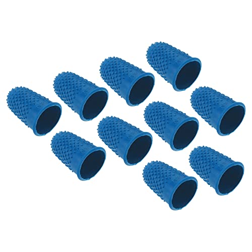 PATIKIL 0.71" 10Pack Gummi Fingerspitze Silikon Daumen Fingerkuppen Schutz Abdeckungen Schutzpolster Fingerhut Griffe für Büro Zählen Nähen Mittel Größe Blau PATIKIL 0.71" 10Pack Gummi Fingerspitze Silikon Daumen Fingerkuppen Schutz Abdeckungen Schutzpolster Fingerhut Griffe für Büro Zählen Nähen Mittel Größe Blau von PATIKIL