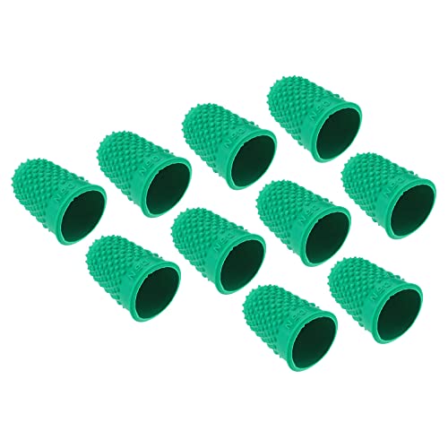 PATIKIL 0.71" 20Pack Gummi Fingerspitze Silikon Daumen Fingerkuppen Schutz Abdeckungen Schutzpolster Fingerhut Griffe für Büro Zählen Nähen Kleines Format Grün PATIKIL 0.71" 20Pack Gummi Fingerspitze Silikon Daumen Fingerkuppen Schutz Abdeckungen Schutzpolster Fingerhut Griffe für Büro Zählen Nähen Kleines Format Grün von PATIKIL