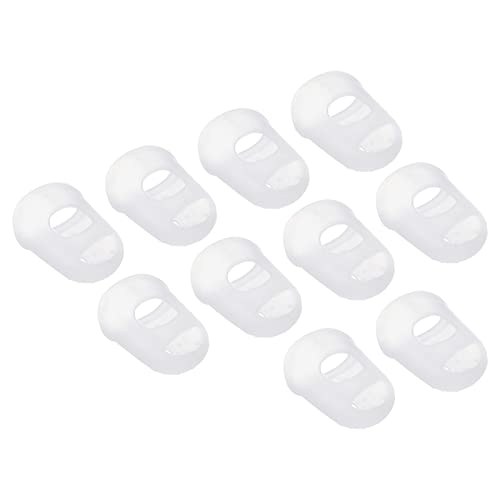 PATIKIL 0.71" 30Pack Gummi Fingerspitze Silikon Daumen Fingerkuppen Schutz Abdeckungen Polster Fingerhut für Gitarre Spielen Büro Zählen Nähen Klar Kleines Format PATIKIL 0.71" 30Pack Gummi Fingerspitze Silikon Daumen Fingerkuppen Schutz Abdeckungen Polster Fingerhut für Gitarre Spielen Büro Zählen Nähen Klar Kleines Format von PATIKIL