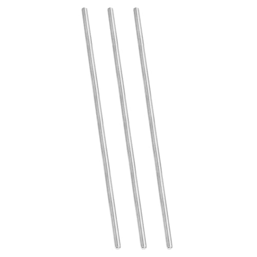 PATIKIL 1/2"-13 UNC 304 Edelstahl Gewindestange, 3 Stück 400mm Länge Langgewindeschraube Gewindestangen Gewindestab Gewindestifte für Verankerungsschraube, Klemmen, Hänger und U-Bolzen von PATIKIL