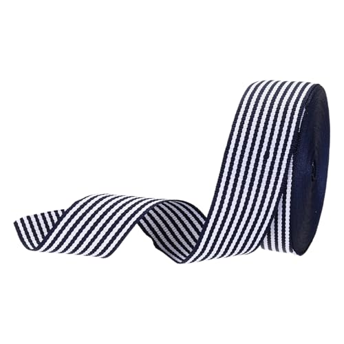 PATIKIL 1,2" Marineblau und Weiß Gestreiftes Ripsband, 10 Yard Polyester Stoff Streifen Bastelband Doppelseitiges Design für Schleifen Geschenkverpackung Herstellung Weihnachtsdekorationen PATIKIL 1,2" Marineblau und Weiß Gestreiftes Ripsband, 10 Yard Polyester Stoff Streifen Bastelband Doppelseitiges Design für Schleifen Geschenkverpackung Herstellung Weihnachtsdekorationen von PATIKIL