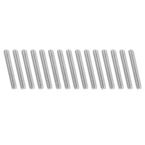 PATIKIL 1/4"-20 UNC 304 Edelstahl Vollgewinde-Stange, 15 Stück 1,6" Länge Langgewindeschraube Rechtsgewinde Alle Gewindestangen für Verankerungsschraube, Klemmen, Hänger und U-Bolzen von PATIKIL