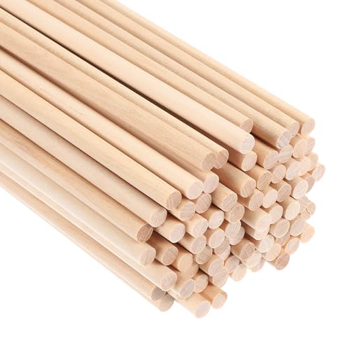 PATIKIL 1/4x15.75inch Holzdübel, 240 Stück Holzstäbe Holzstäbe Holzstäbe Unvollendete runde Hartholzstäbe für Bastelarbeiten DIY Wohnkultur, 6mm x 400mm PATIKIL 1/4x15.75inch Holzdübel, 240 Stück Holzstäbe Holzstäbe Holzstäbe Unvollendete runde Hartholzstäbe für Bastelarbeiten DIY Wohnkultur, 6mm x 400mm von PATIKIL