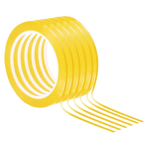 PATIKIL 1/8" Whiteboard Tape, 6er Pack dünnes Whiteboard-Band für Grafik- und Diagrammmarkierung DIY-Kunst, Dunkelgelb PATIKIL 1/8" Whiteboard Tape, 6er Pack dünnes Whiteboard-Band für Grafik- und Diagrammmarkierung DIY-Kunst, Dunkelgelb von PATIKIL