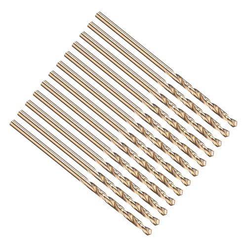 PATIKIL 1,9 mm Bohrer, Jobber gerade Schaft M35 5% High-Speed-Stahl 135° Gold-Finish für Edelstahl-Hartmetall - 12er Pack PATIKIL 1,9 mm Bohrer, Jobber gerade Schaft M35 5% High-Speed-Stahl 135° Gold-Finish für Edelstahl-Hartmetall - 12er Pack von PATIKIL
