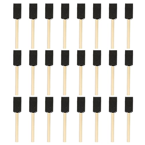 PATIKIL 1" Malschwämme für Malerei 24 Packung Rechteck Malerei Schwamm Schaumstoff Bürste Hölzerne Handgriff Malerei Werkzeuge für Handwerk Kunst Schwarz PATIKIL 1" Malschwämme für Malerei 24 Packung Rechteck Malerei Schwamm Schaumstoff Bürste Hölzerne Handgriff Malerei Werkzeuge für Handwerk Kunst Schwarz von PATIKIL