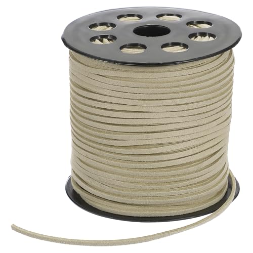 PATIKIL 1 Rolle Lederband, 90m x 2.6mm Lederschnur Faux Wildleder Schnur, Basteln Lederbänder, Lederbänder für Ketten, Armband, Halskette, DIY Handwerk, Grau Weiß PATIKIL 1 Rolle Lederband, 90m x 2.6mm Lederschnur Faux Wildleder Schnur, Basteln Lederbänder, Lederbänder für Ketten, Armband, Halskette, DIY Handwerk, Grau Weiß von PATIKIL