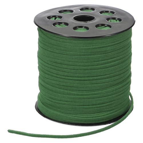 PATIKIL 1 Rolle Lederband, 90m x 2.6mm Lederschnur Faux Wildleder Schnur, Basteln Lederbänder, Lederbänder für Ketten, Armband, Halskette, DIY Handwerk, Tarngrün PATIKIL 1 Rolle Lederband, 90m x 2.6mm Lederschnur Faux Wildleder Schnur, Basteln Lederbänder, Lederbänder für Ketten, Armband, Halskette, DIY Handwerk, Tarngrün von PATIKIL