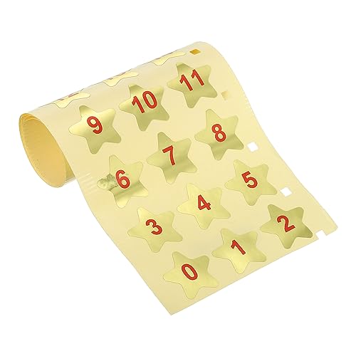 PATIKIL 1 bis 50 Nummer Aufkleber 0.8" PVC Selbstklebend Nummeriert Etikett für Bar Party Bechermarker Büro Lagerung Organisieren Golden Rot PATIKIL 1 bis 50 Nummer Aufkleber 0.8" PVC Selbstklebend Nummeriert Etikett für Bar Party Bechermarker Büro Lagerung Organisieren Golden Rot von PATIKIL