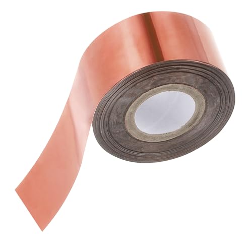 PATIKIL 1.2"x400Ft Heißprägefolie Papier Hitzeübertragung Heißprägung Papier Folie Rolle für Leder Heimwerker Logo Dekor Handwerk Geschenkkarte Paket Sammelalbum Rose Gold PATIKIL 1.2"x400Ft Heißprägefolie Papier Hitzeübertragung Heißprägung Papier Folie Rolle für Leder Heimwerker Logo Dekor Handwerk Geschenkkarte Paket Sammelalbum Rose Gold von PATIKIL