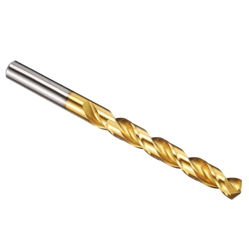 PATIKIL 10,8mm Bohrer, M42 HSS Spiralbohrer, Gerader 135° Stahlbohrer Titannitrid-Beschichtung für Hartmetall Edelstahl - 1 Stück PATIKIL 10,8mm Bohrer, M42 HSS Spiralbohrer, Gerader 135° Stahlbohrer Titannitrid-Beschichtung für Hartmetall Edelstahl - 1 Stück von PATIKIL