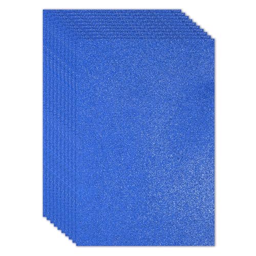 PATIKIL 10 Blätter 2mm Glitzer-Schaumstoffplatte, 16" x 12" DunkelBlau Glitzer EVA-Papier PATIKIL 10 Blätter 2mm Glitzer-Schaumstoffplatte, 16" x 12" DunkelBlau Glitzer EVA-Papier von PATIKIL