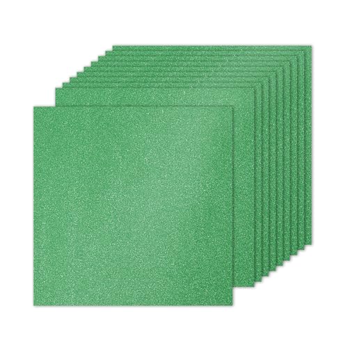 PATIKIL 10 Blätter Grünes Glitzer Karton 10 x 10 Zoll, Glitzer Kartonpapier Quadratisch Premium Funkelndes Papier Bastelkartonpapier 250gsm für Scrapbook Karte DIY Kunst Hochzeit Party PATIKIL 10 Blätter Grünes Glitzer Karton 10 x 10 Zoll, Glitzer Kartonpapier Quadratisch Premium Funkelndes Papier Bastelkartonpapier 250gsm für Scrapbook Karte DIY Kunst Hochzeit Party von PATIKIL