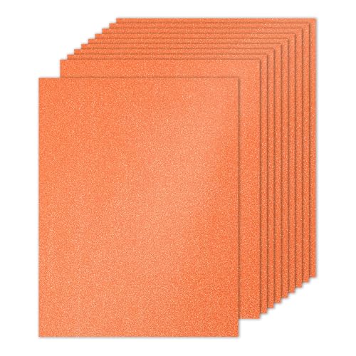 PATIKIL 10 Blätter Orange Glitter Karton 8,5 x 11 Zoll, Glitter Kartonpapier Rechteck Premium Funkelndes Papier Bastelkartonpapier 250gsm für Scrapbook Karte DIY Kunst Hochzeitsfeier PATIKIL 10 Blätter Orange Glitter Karton 8,5 x 11 Zoll, Glitter Kartonpapier Rechteck Premium Funkelndes Papier Bastelkartonpapier 250gsm für Scrapbook Karte DIY Kunst Hochzeitsfeier von PATIKIL