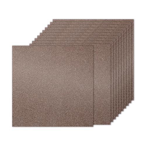 PATIKIL 10 Blatt Kartonpapier Quadratisch 250g - 30,5 x 30,5 cm - Dickes Bastelkarton zum Basteln Hochzeit Karton Glitzer Papier Stanzen DIY Deko Bastelpapier Bedruckbar, Braun PATIKIL 10 Blatt Kartonpapier Quadratisch 250g - 30,5 x 30,5 cm - Dickes Bastelkarton zum Basteln Hochzeit Karton Glitzer Papier Stanzen DIY Deko Bastelpapier Bedruckbar, Braun von PATIKIL