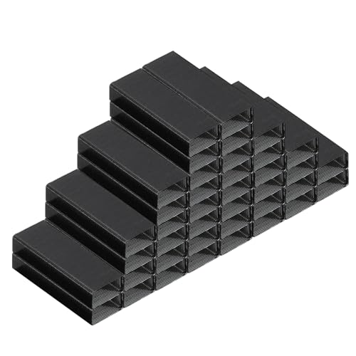 PATIKIL #10 Standard Heftklammern, 10er Pack 10000 Stück 3/16" Beinlänge Flachklammer Meißelspitze Heftklammern Stau-frei für Schreibtischhefter Büro Desktop Home Supplies, Schwarz PATIKIL #10 Standard Heftklammern, 10er Pack 10000 Stück 3/16" Beinlänge Flachklammer Meißelspitze Heftklammern Stau-frei für Schreibtischhefter Büro Desktop Home Supplies, Schwarz von PATIKIL