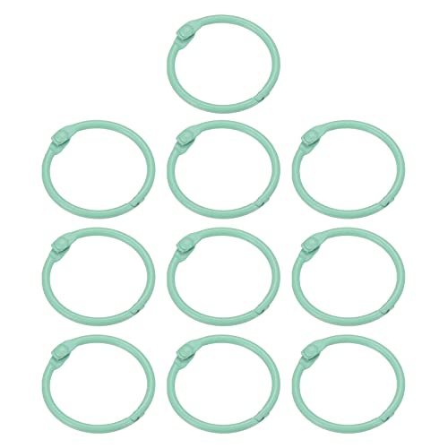 PATIKIL 10 Stück 1 Zoll Lose Verlassen Binder Ringe Metall Bunte DIY Schlüsselanhänger für Karteikarte Sammelalben Minzgrün PATIKIL 10 Stück 1 Zoll Lose Verlassen Binder Ringe Metall Bunte DIY Schlüsselanhänger für Karteikarte Sammelalben Minzgrün von PATIKIL