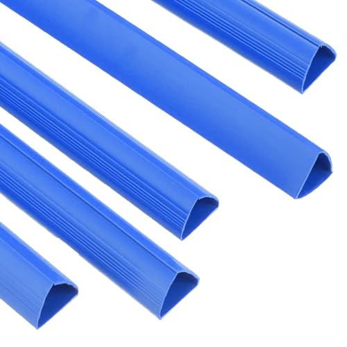 PATIKIL 10 Stück Bindemappen, 25mm Bindemappen Schiebe-Griff 220 Blatt Kapazität A4 Größe Berichtsmappe Dreieck Präsentationsmappe für Berichtsdeckel Lebenslauf, Blau von PATIKIL