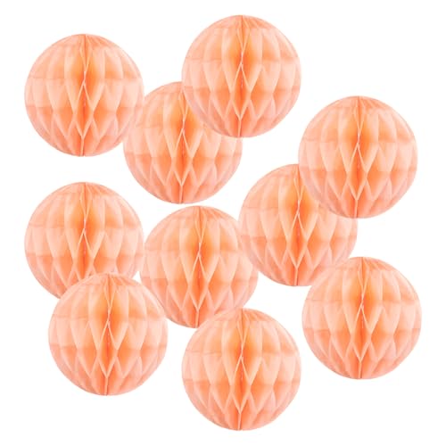 PATIKIL 10" Tissue Paper Pom Poms Flower Balls, 10er Pack Party Hängende Papierblumenkugeln Dekoration für Geburtstag Hochzeit Zuhause Hintergrund Dekor, Koralle PATIKIL 10" Tissue Paper Pom Poms Flower Balls, 10er Pack Party Hängende Papierblumenkugeln Dekoration für Geburtstag Hochzeit Zuhause Hintergrund Dekor, Koralle von PATIKIL