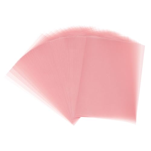 PATIKIL 100 Blatt Pergamentpapier 5x7, Bedruckbares Transparentpapier 100GSM für Einladungsdruck, Rosa von PATIKIL