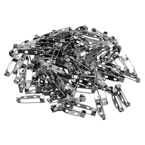 PATIKIL 100 Stück Anstecknadeln, 20mm Sicherheitsnadeln Broschennadeln Pins Namensschild Bulk Flache Rückenstreifen Klein für Kleidung DIY Basteln, Schwarz PATIKIL 100 Stück Anstecknadeln, 20mm Sicherheitsnadeln Broschennadeln Pins Namensschild Bulk Flache Rückenstreifen Klein für Kleidung DIY Basteln, Schwarz von PATIKIL