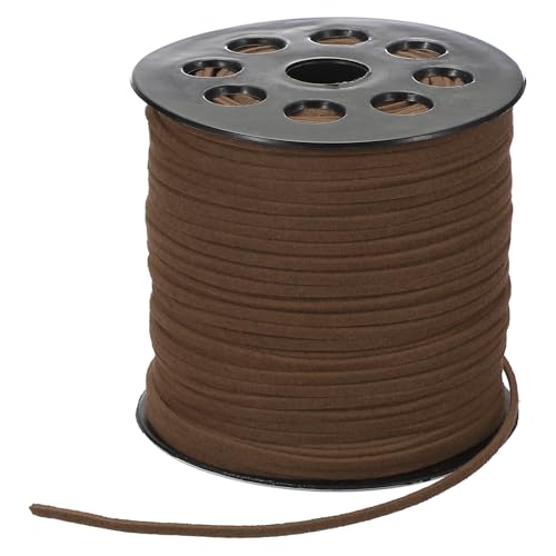 PATIKIL 100 Yards x 2.6mm Kunstlederband, Lederband Schnur für Armband Halskette Perlenherstellung DIY Handwerk, Braun PATIKIL 100 Yards x 2.6mm Kunstlederband, Lederband Schnur für Armband Halskette Perlenherstellung DIY Handwerk, Braun von PATIKIL