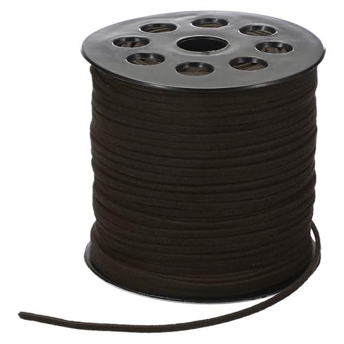 PATIKIL 100 Yards x 2.6mm Kunstlederband, Lederband Schnur für Armband Halskette Perlenherstellung DIY Handwerk, Schwarz Braun PATIKIL 100 Yards x 2.6mm Kunstlederband, Lederband Schnur für Armband Halskette Perlenherstellung DIY Handwerk, Schwarz Braun von PATIKIL