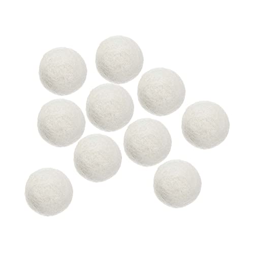 PATIKIL 10er Pack Wollfilzkugeln Perlen Wollfilz Stoff 2cm 20mm Weiß für DIY PATIKIL 10er Pack Wollfilzkugeln Perlen Wollfilz Stoff 2cm 20mm Weiß für DIY von PATIKIL