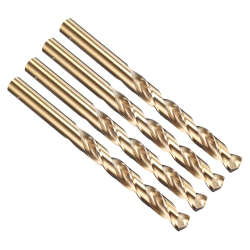 PATIKIL 10mm Bohrer, Jobber Straight Shank M35 Cobalt 5% High-Speed Steel 135° Gold Finish für Edelstahl-Hartmetall - 4er Pack PATIKIL 10mm Bohrer, Jobber Straight Shank M35 Cobalt 5% High-Speed Steel 135° Gold Finish für Edelstahl-Hartmetall - 4er Pack von PATIKIL